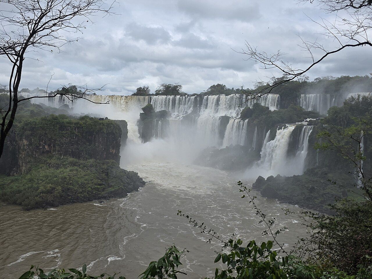 A view of Iguazu Falls from the Argentina side