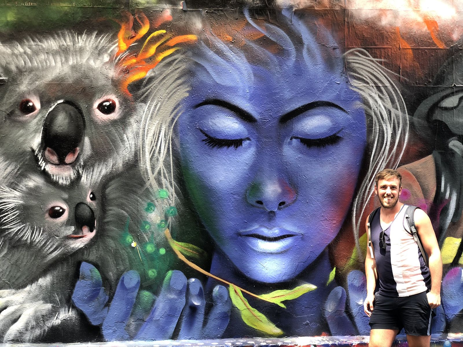 Hosier Lane street art, Melbourne, photographed by Si and Beth