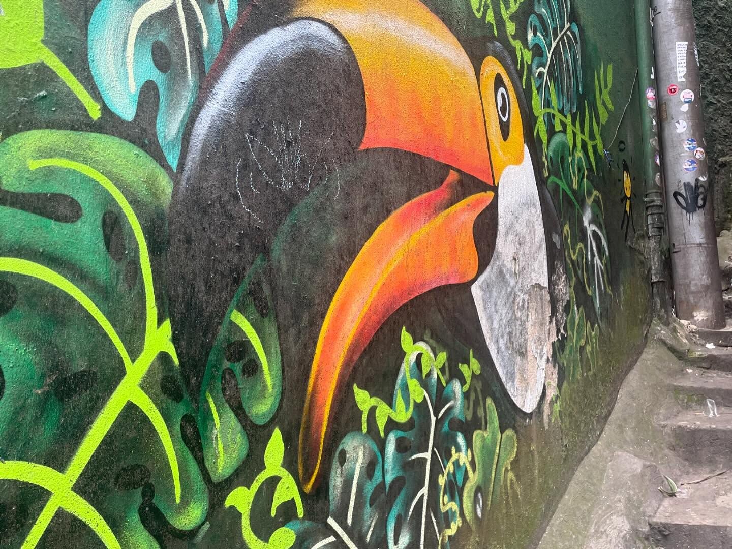 Street art in Rio, photographed by Si and Beth