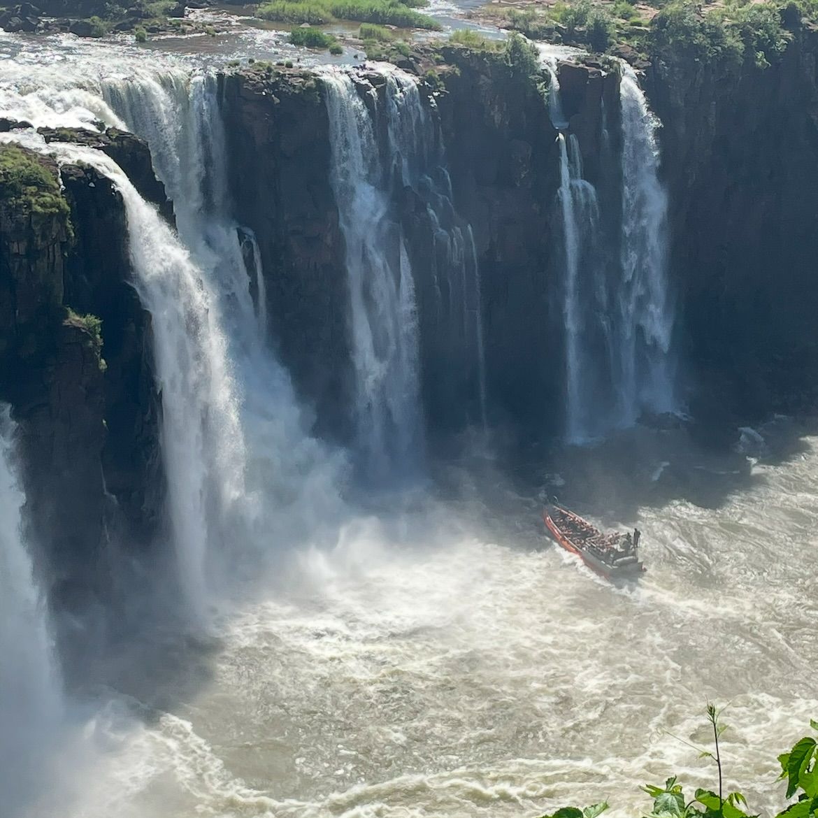 The falls from the Brazilian side, photographed by Si and Beth