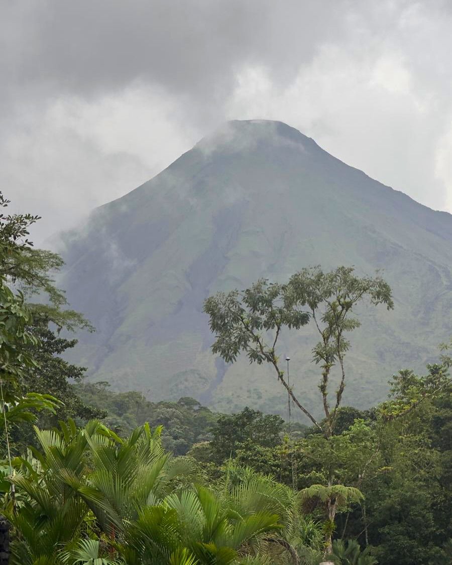Arenal volcano, photographed by Si and Beth