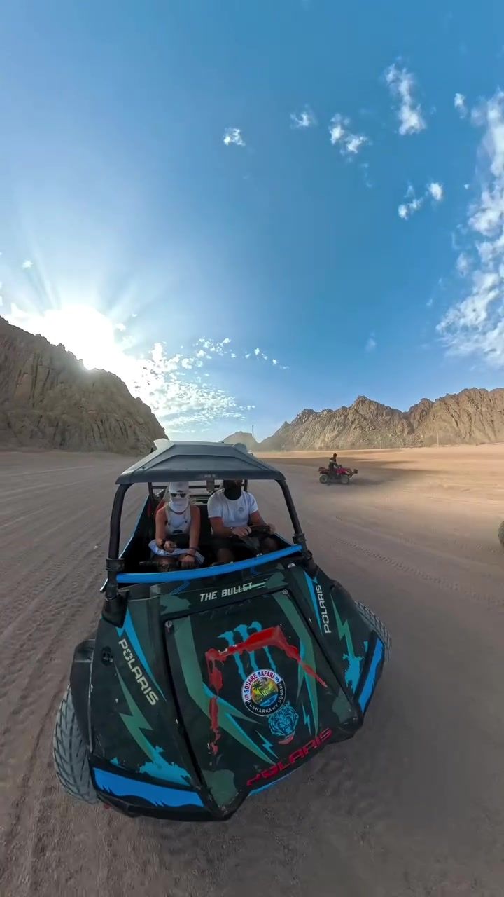 Desert buggies near Sharm el Sheikh, photographed by Si and Beth
