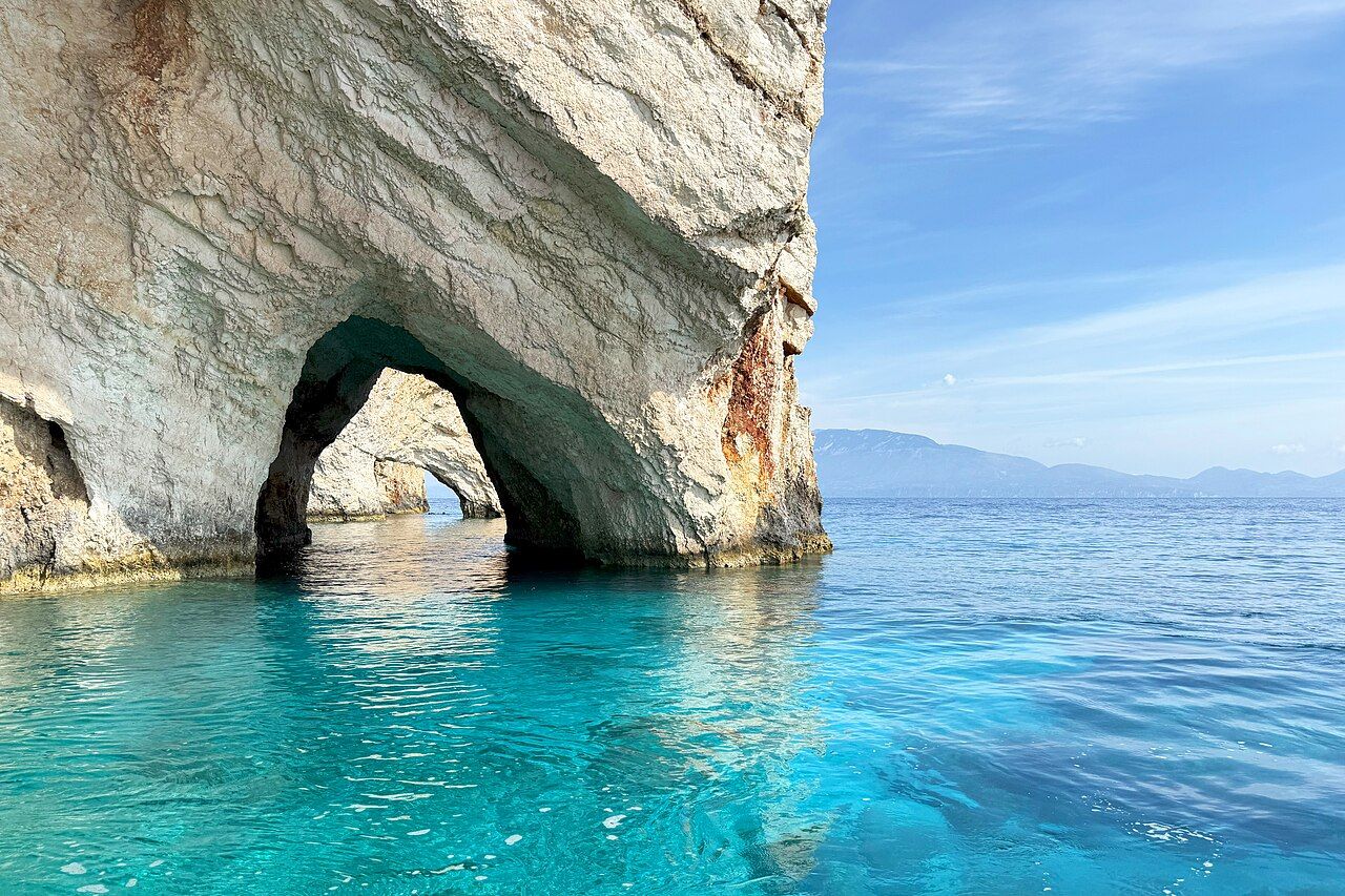 The famous Blue Caves of Zakynthos - Greece