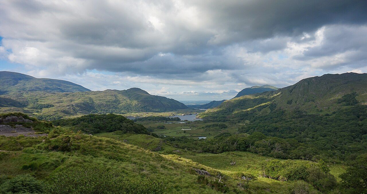 Ladies View with the lakes of Killarney on the Ring of Kerry, Killarney National Park, County Kerry.