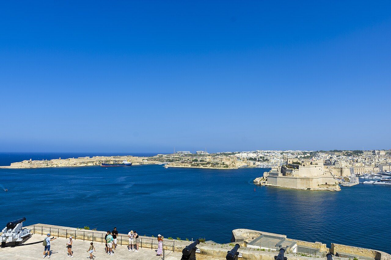 Grand Harbour from Upper Barrakka Gardens