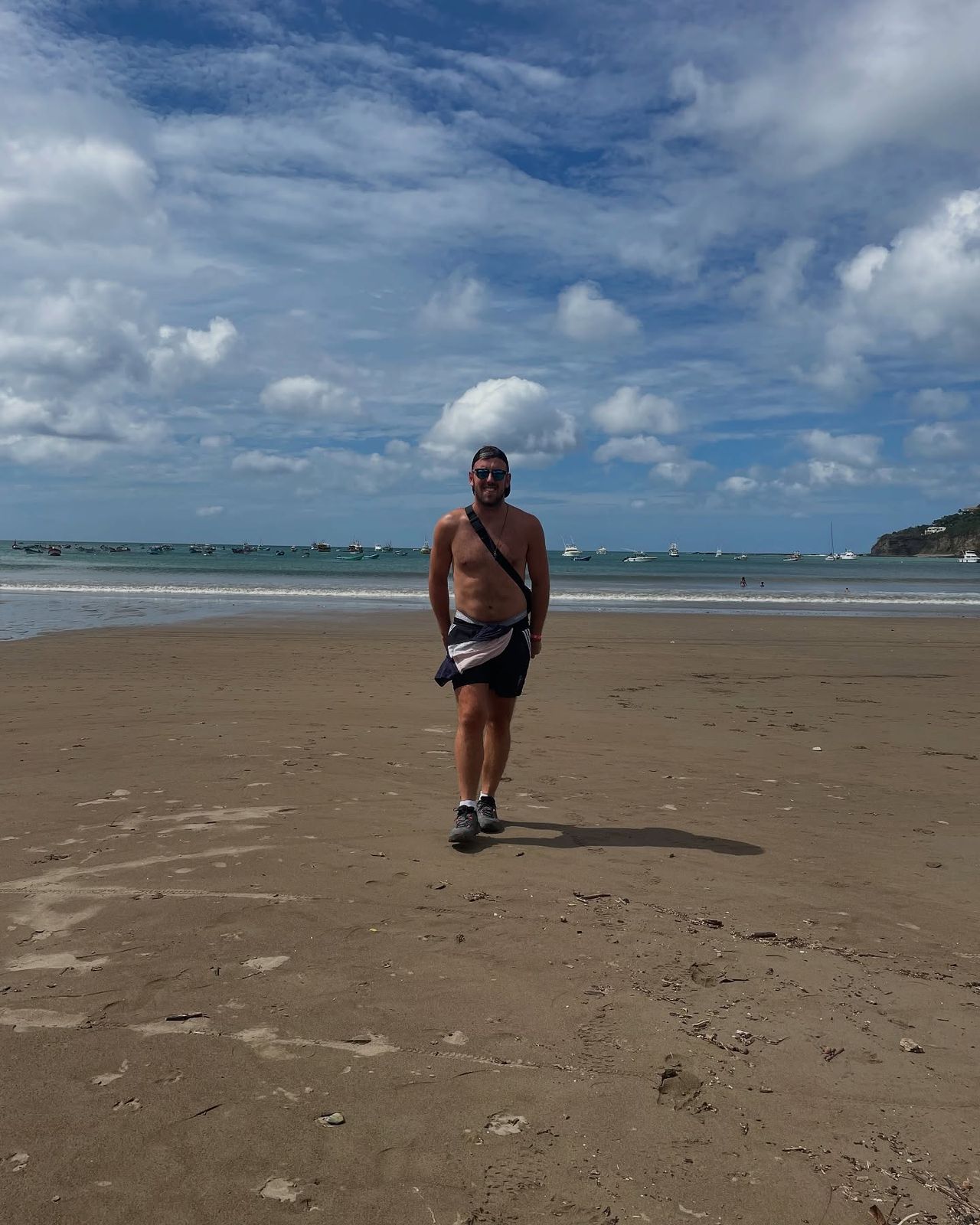 The beach at San Juan del Sur, photographed by Si and Beth