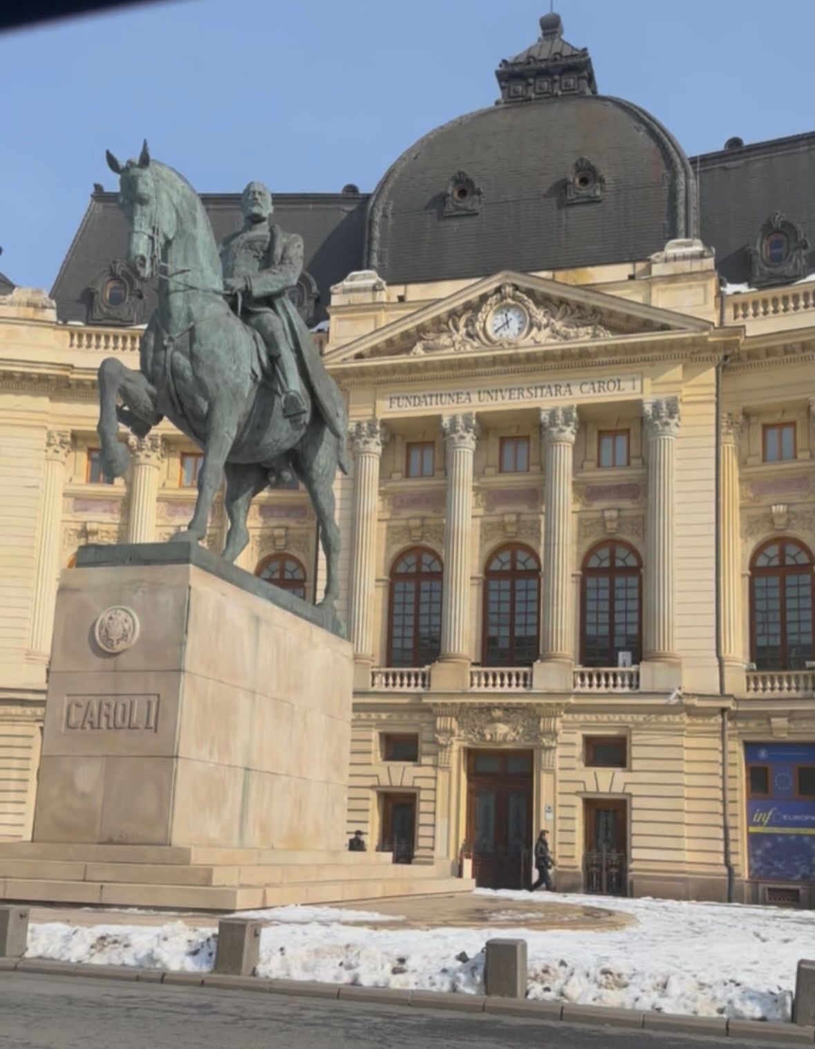 The Carol I statue, Bucharest, photographed by Beth