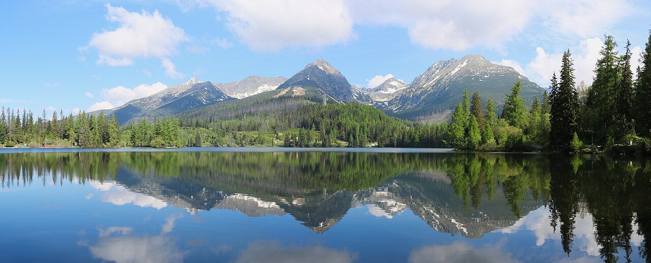 Strbske Pleso - Lake and Tatra Mountains