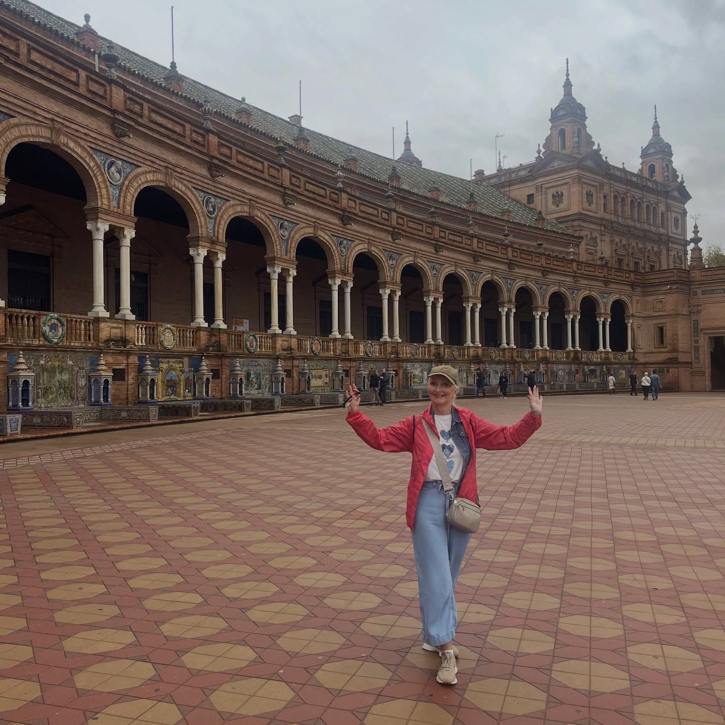 Plaza de España, Seville, photographed by Beth