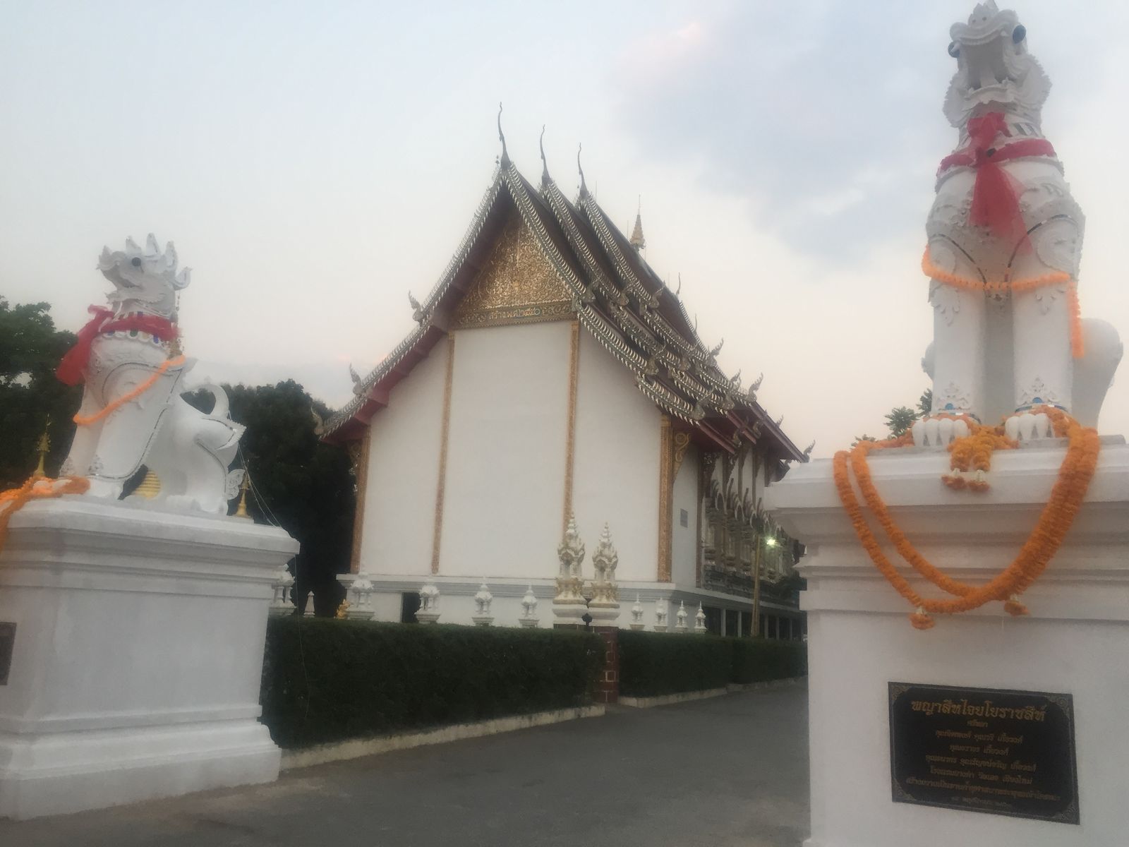 A temple in Chiang Mai, photographed by Si and Beth