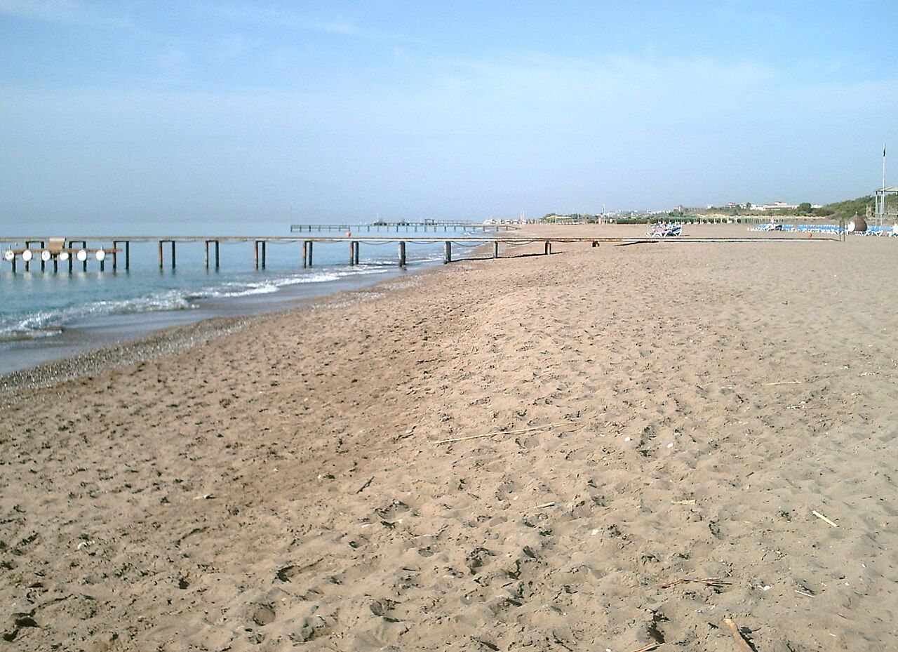 Beach of a Hotel club facility in Belek near Antalya (Turkey)