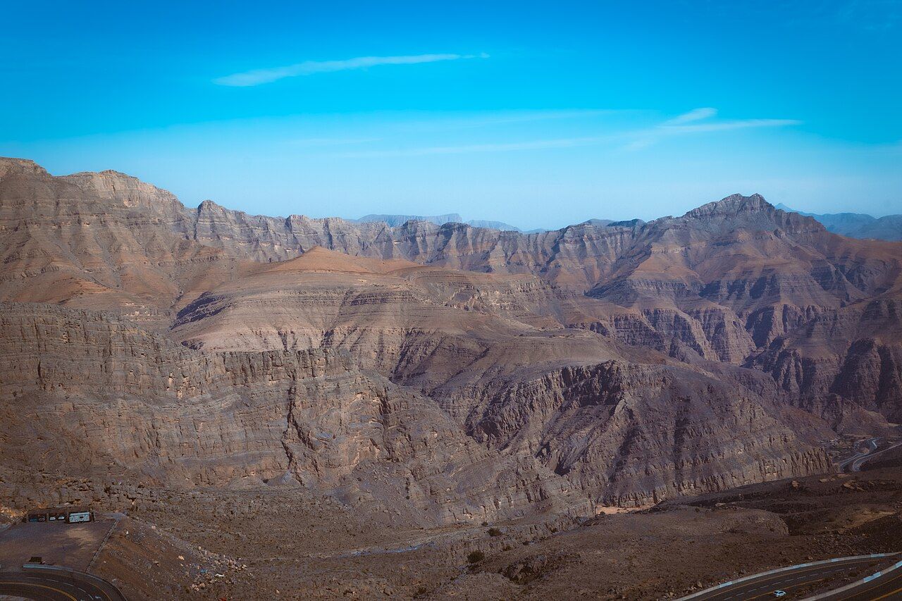 View of the mountains, Jebel Jais, Ras al Khaimah, UAE