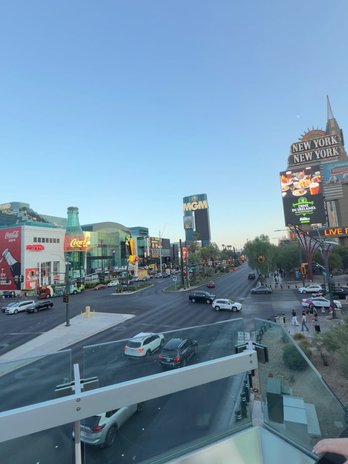 The Strip from above, photographed by Si, Beth
