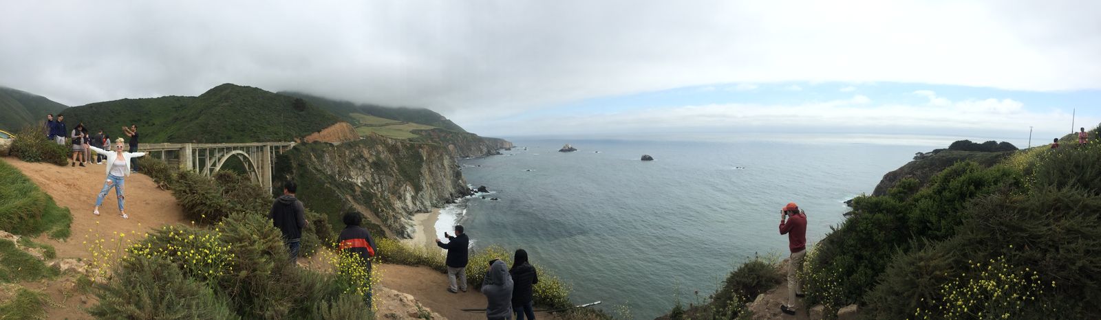 The Big Sur coast, photographed by Si and Beth