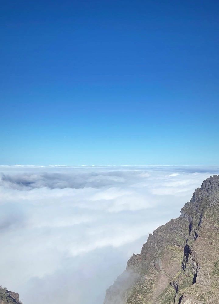 Above the clouds at Pico do Arieiro