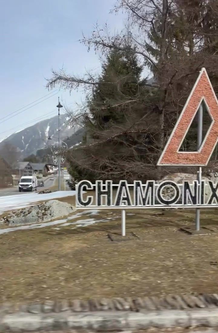 Arriving in Chamonix