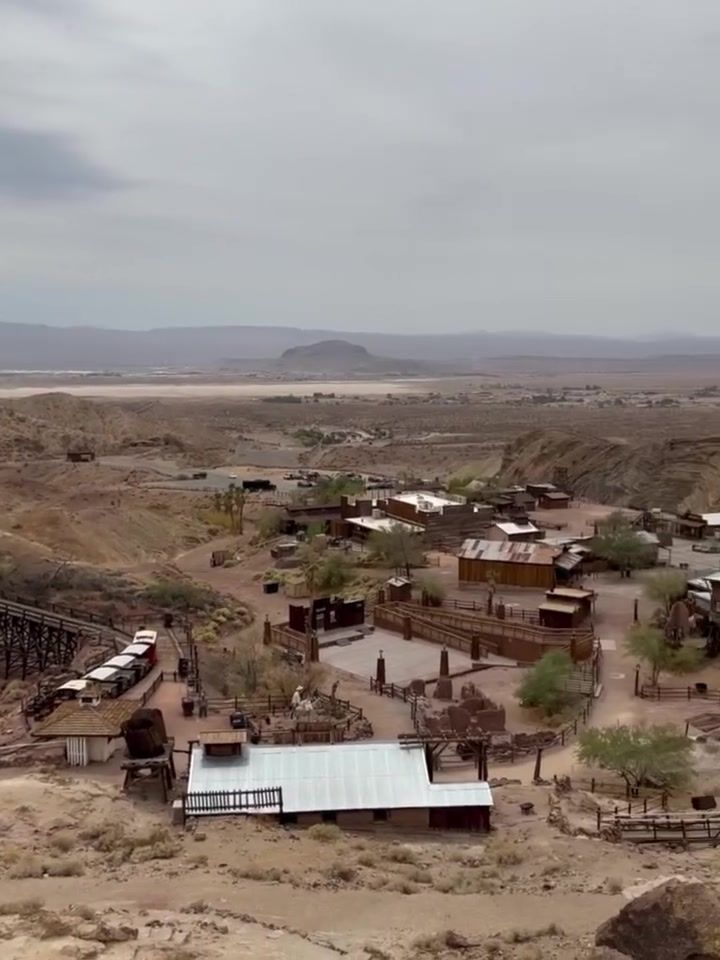 Calico Ghost Town from above