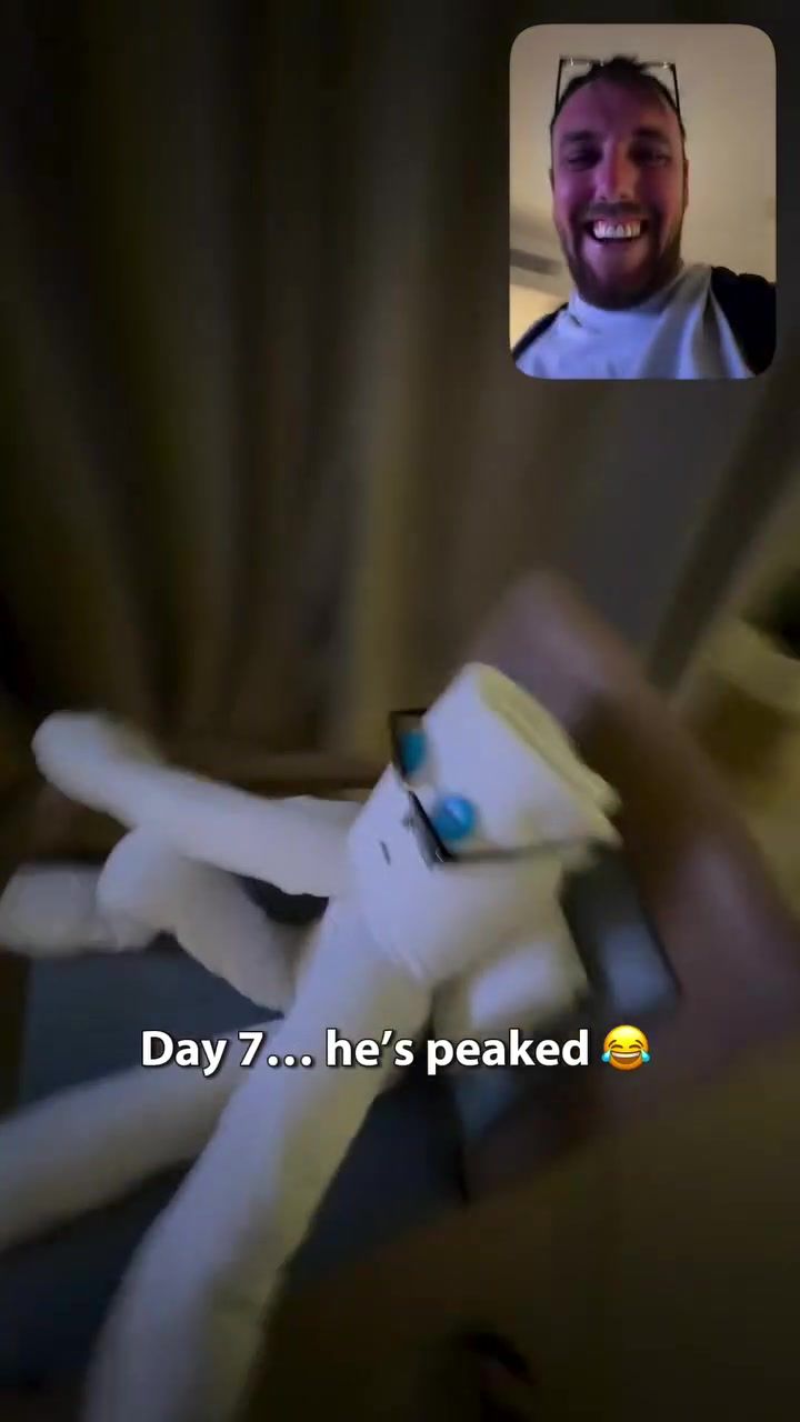 Day 7: he's peaked
